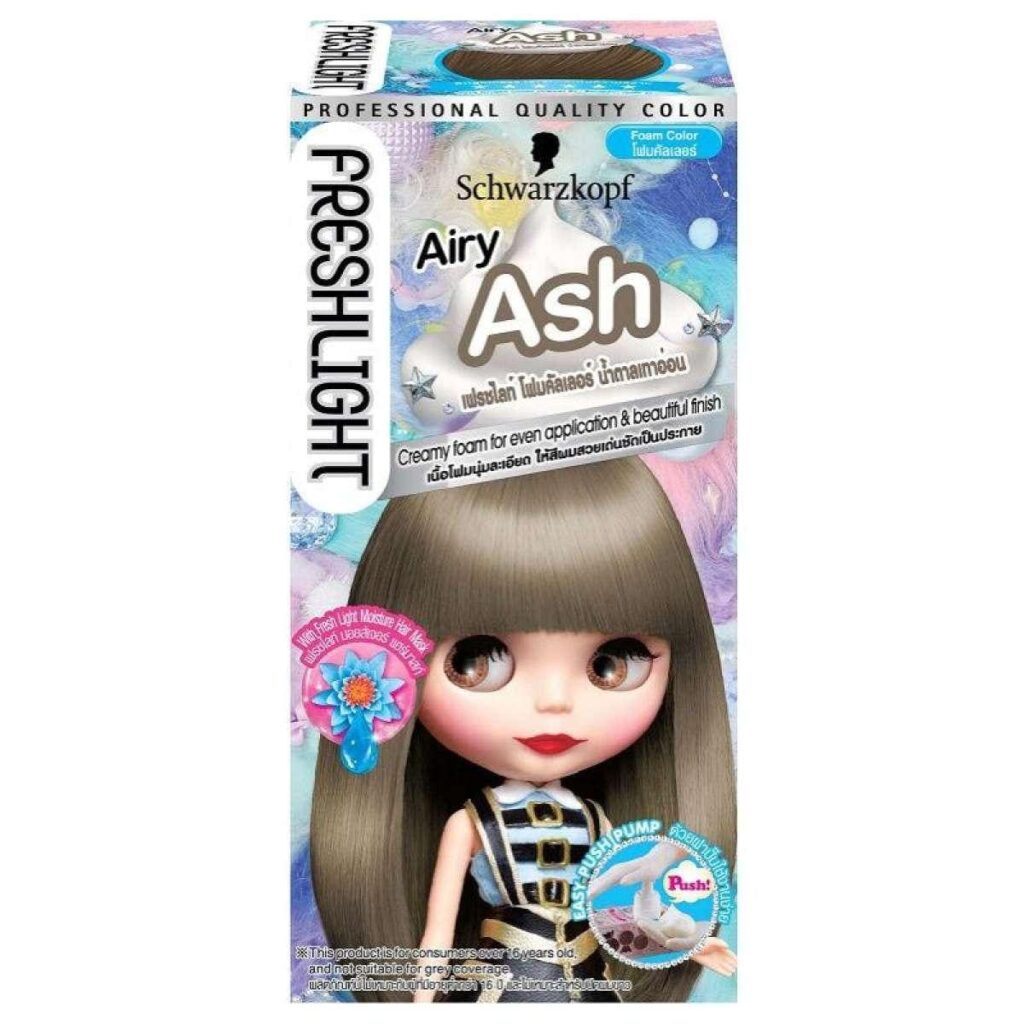 Schwarzkopf Fresh Light Foam Color ยาย้อมผมแบบสระ เนื้อโฟมสระง่าย ทำความสะอาดได้เร็ว