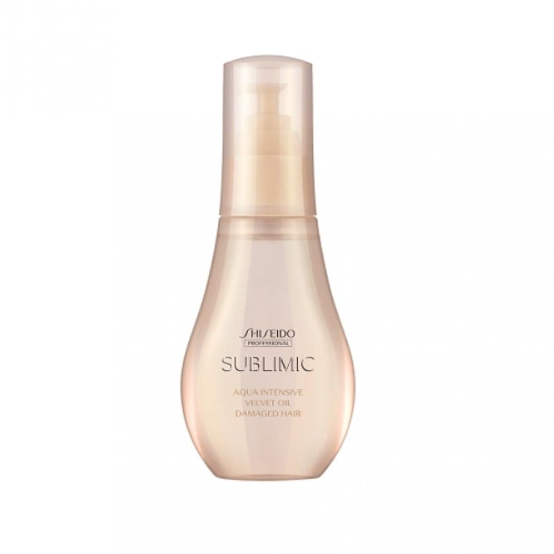 Shiseido Sublimic Aqua Intensive Oil Velvet ครีมนวดผม ป้องกันเส้นผมจากผลพิษให้เส้นผมแข็งแรงขึ้น