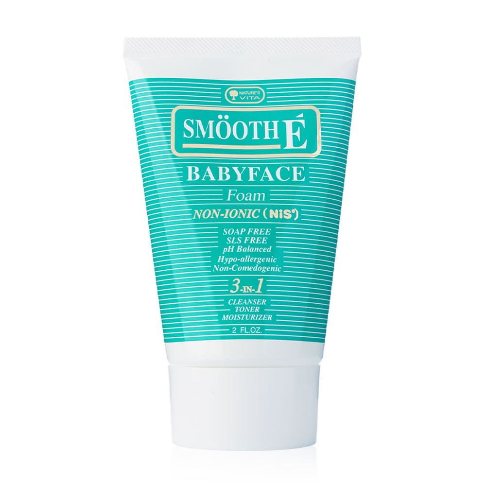 Smooth E Babyface Foam โฟมล้างหน้า ผู้หญิง ลดริ้วรอย ลดสาเหตุของการเกิดสิว