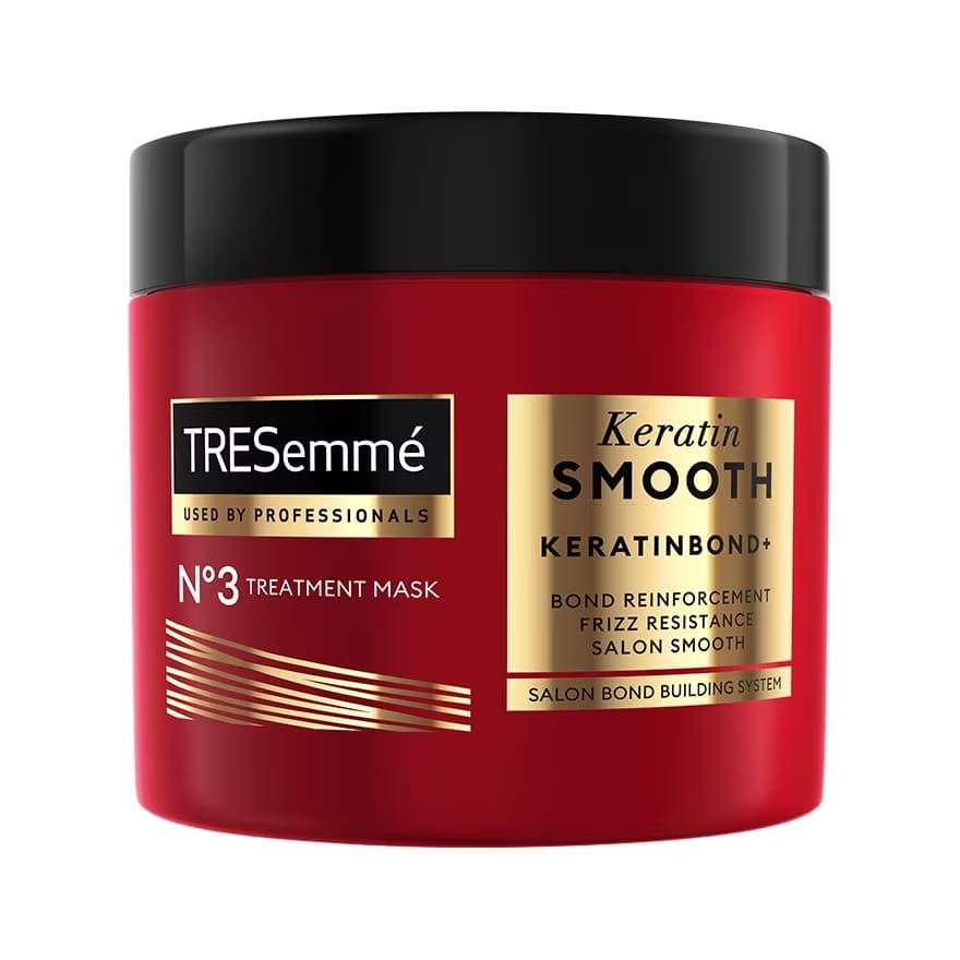 TRESEMME Treatment Mask KERATIN SMOOTH Red ทรีทเม้นท์หมักผม เสริมบำรุงเส้นผมเสียกลับมาแข็งแรงอีกครั้ง