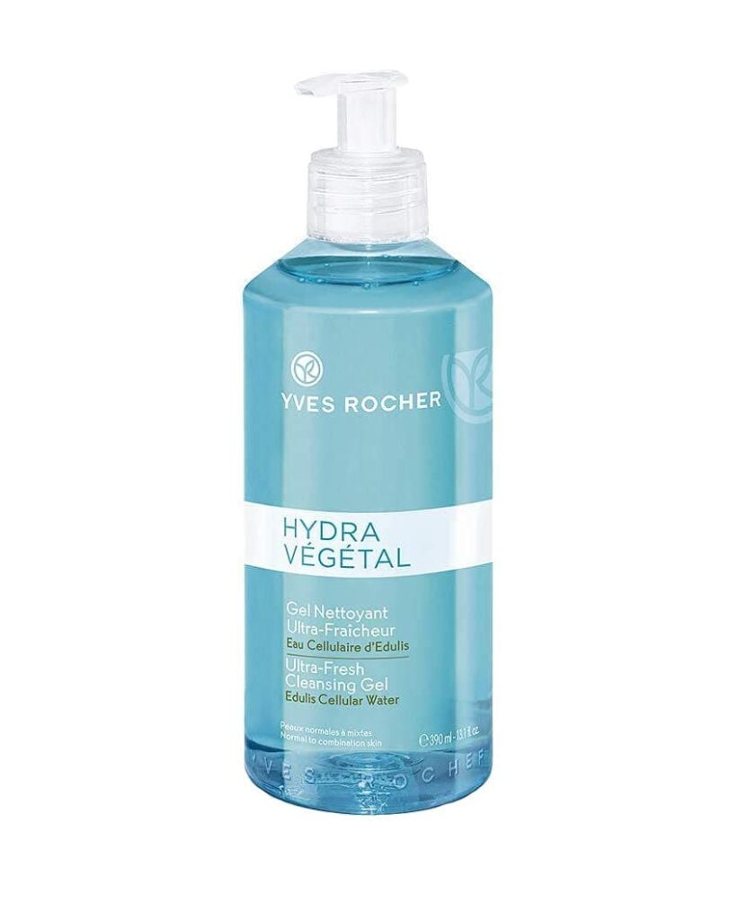 Yves Rocher Hydra Vegetal Ultra Fresh Cleansing Gel โฟมล้างหน้า ผู้หญิง โฟมปราศจากสารก่อความระคายเคืองผิว