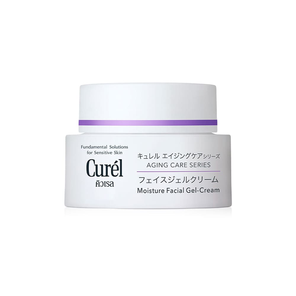Curel Aging Care Series Moisture Cream ครีมลดริ้วรอย สูตรส่วนผสมยูคาลิปตัส