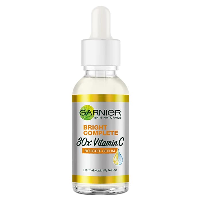 GARNIER LIGHT Complete Vitamin C Booster Serum ครีมหน้าขาว ผิวหน้ากระจ่างใส ผิวผ่องเด่นชัด