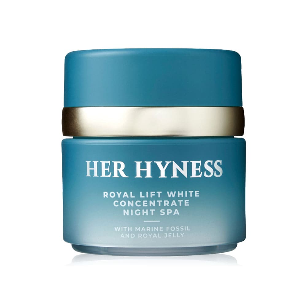 HER HYNESS Royal Lift White Concentrate Night Spa ไนท์ครีมสำหรับผู้หญิง ควบคุมผิวมัน ลดสิวดูน้อยลง