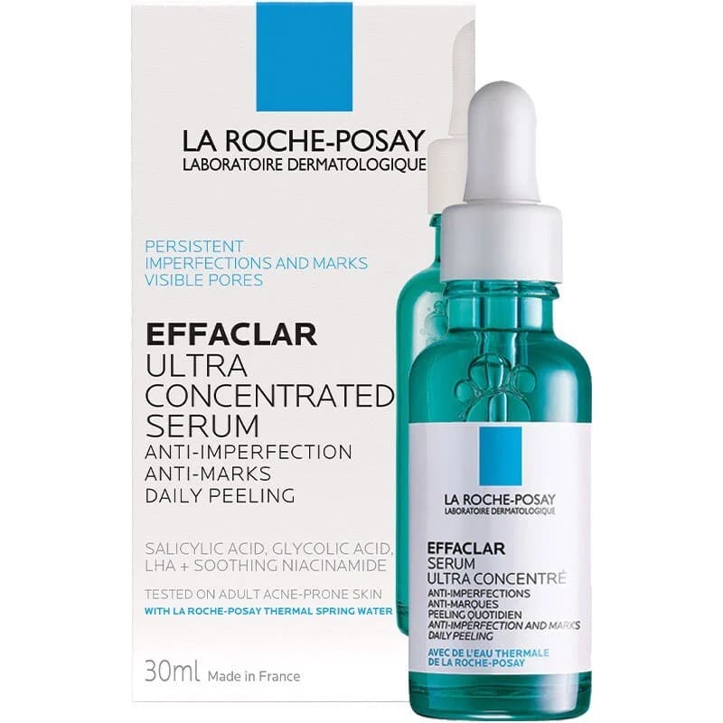 La Roche-Posay EFFACLAR Serum เซรั่มลดรอยสิว ลดปัญหาสิวอุดตัน รอยดำและรอยแดงจากสิว