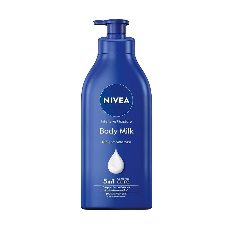 Nivea Body Milk Intensive Moisture Lotion โลชั่นสำหรับผู้ชาย ดึงสัมผัสผิวเนียนนุ่มได้อยู่ยาวนาน