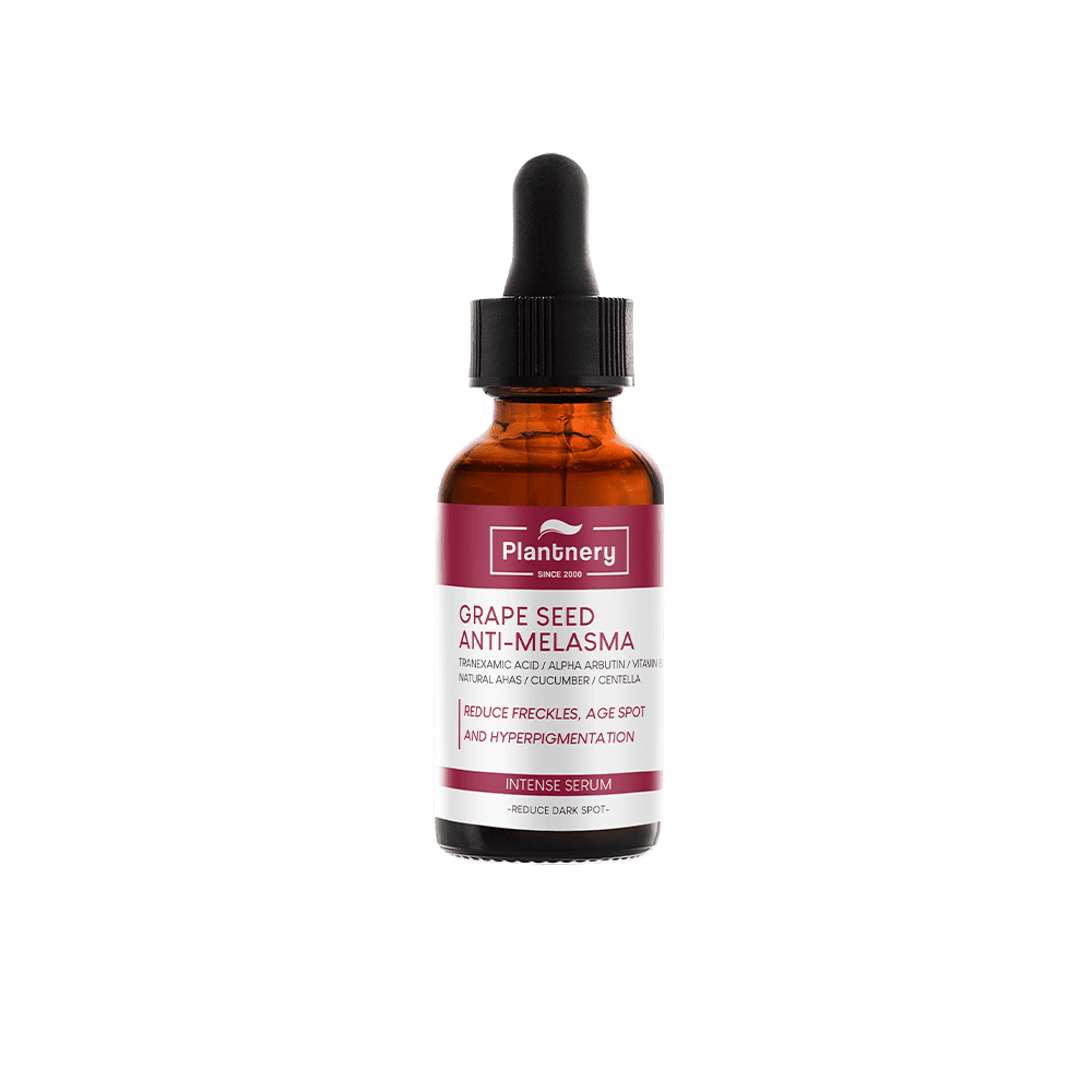 Plantnery Grape Seed Anti-Melasma Intense Serum ครีมทาฝ้า ลดการเกิดฝ้า ริ้วรอย บำรุงผิวอ่อนโยน