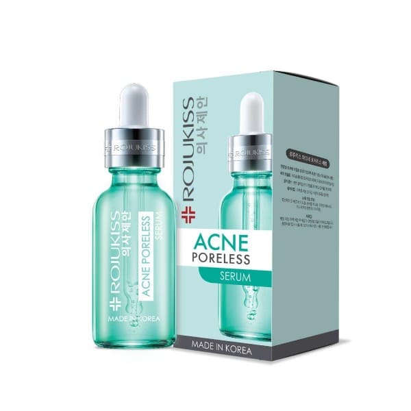 Rojukiss Acne Poreless Serum เซรั่มลดรอยสิว การผลิตสูตรเซรั่มจากลูกจันทร์เกาหลี