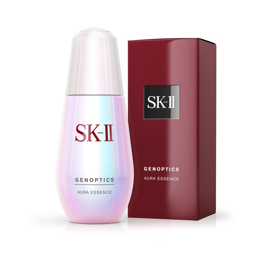 SK-II GenOptics Aura Essence ครีมหน้าขาว เสริมความผ่องใส ผิวเนียน ริ้วรอยดูน้อยลง