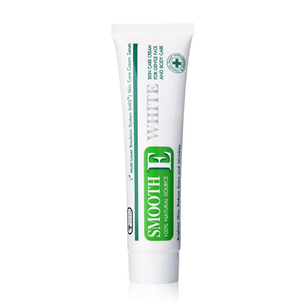 Smooth E Cream Plus White ครีมหน้าขาว กระตุ้นคอลลาเจน เติมผิวขาวกระจ่างใสเนียนทุกสัมผัส