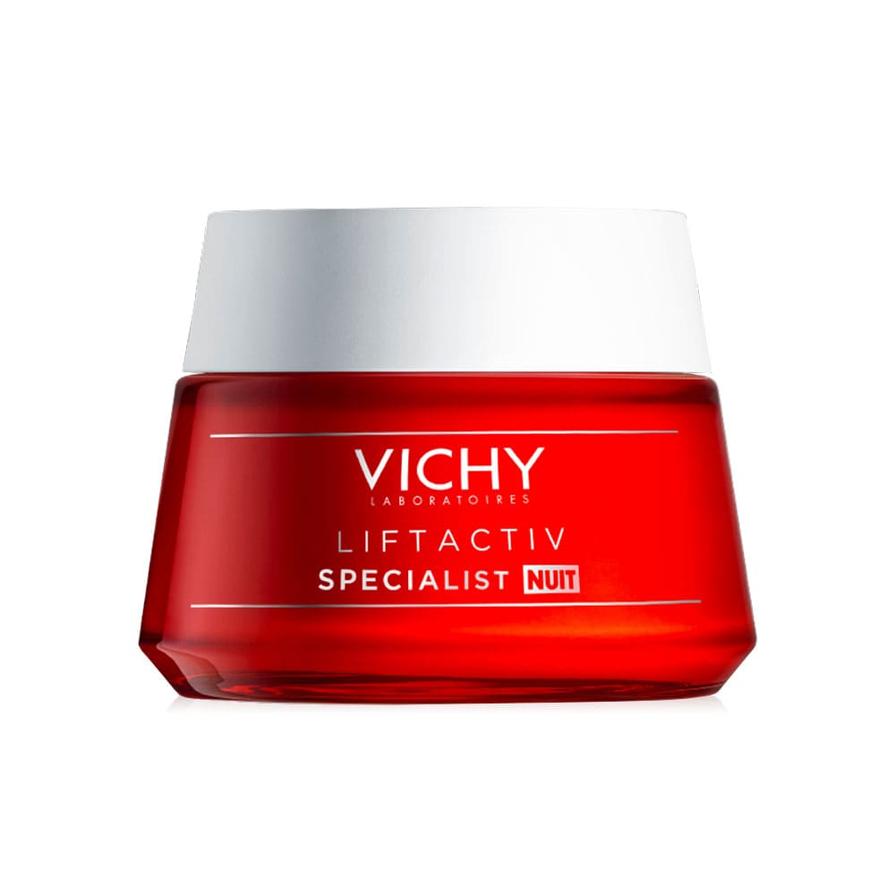 Vichy Liftactiv Specialist Cream Night ไนท์ครีมสำหรับผู้หญิง ผสานการบำรุงผิว ลดริ้วรอยดูจางน้อยลง