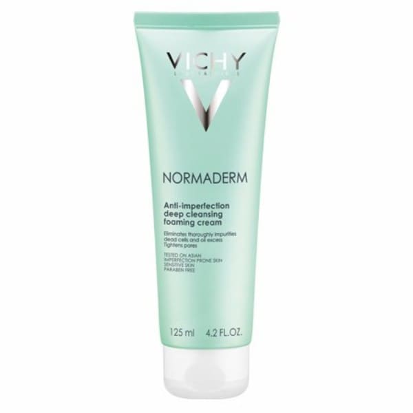 Vichy Normaderm Foam โฟมล้างหน้าลดสิว ลดปัญหาสิวอุดตัน เสริมความกระชับรูขุมขนเล็กลง