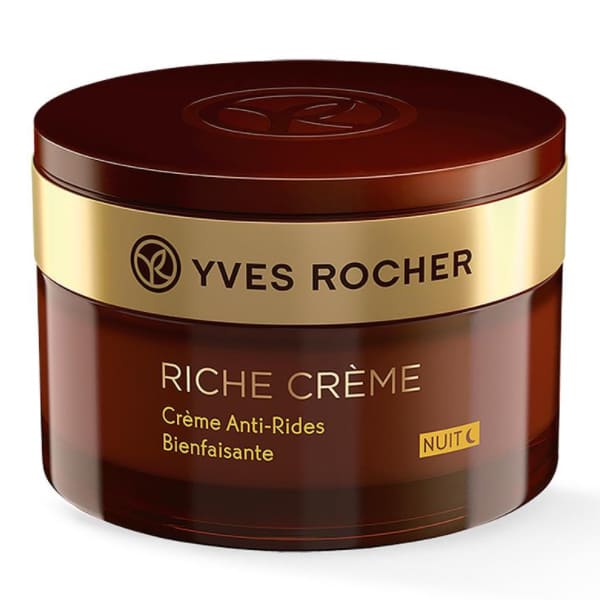 Yves Rocher Riche Creme Anti Wrinkle Night cream ไนท์ครีมสำหรับผู้หญิง รวมสารสกัดธรรมชาติ