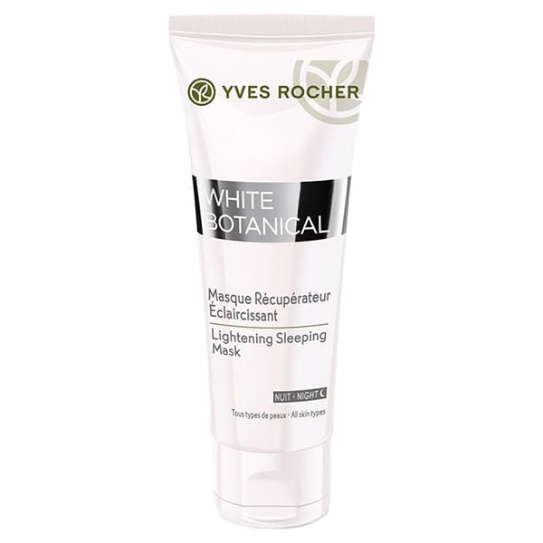 Yves Rocher White Botanical Lightening Sleeping Mask เติมความเปล่งปลั่งให้ผิวดูอ่อนเยาว์