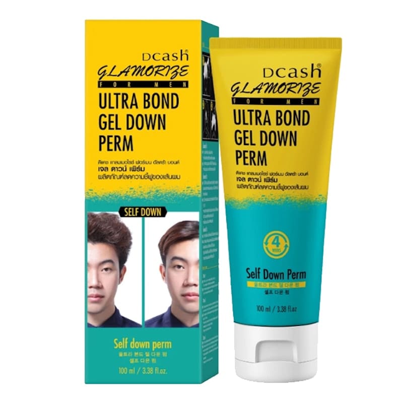 Dcash For Man Ultra Bond Gel Down Perm เจลใส่ผมชาย สูตรกึ่งเงาและด้าน จัดทรงง่าย ซึมได้เร็ว