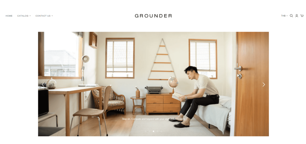 GROUNDER STORE ร้านเสื้อผ้าสยาม จัดจำน่ายเสื้อผู้ชายสไตล์ดูคูล เงียบสงบ