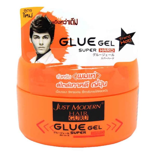 Just Modern Glue Gel เจลใส่ผมชาย จัดทรงผมทุกสไตล์ได้ง่าย ไม่เป็นอันตรายต่อเส้นผมและหนังศีรษะ
