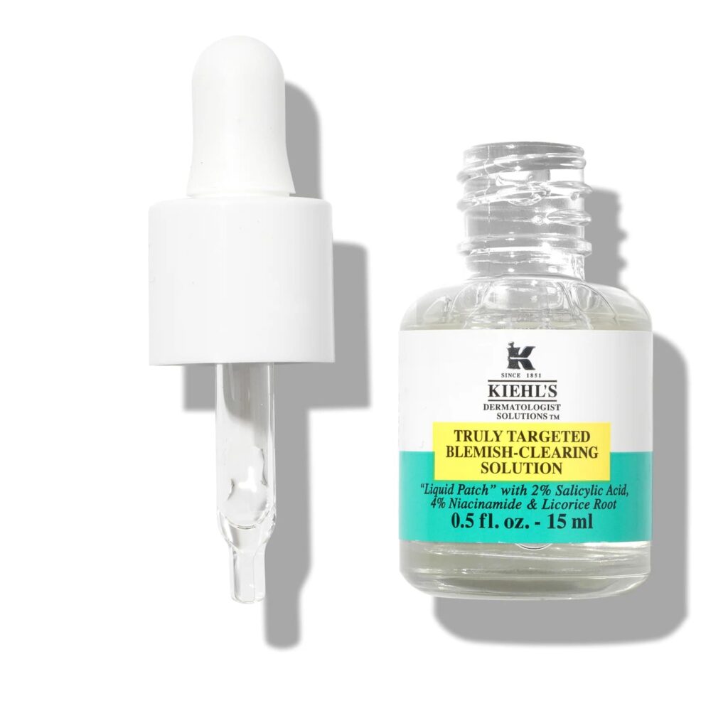 Kiehl’s Blemish-Clearing Solution เซรั่มลดรอยสิว คุณประโยชน์ลดสิวและการเกิดใหม่ ใช้ทาร่วมกับครีมกันแดดห