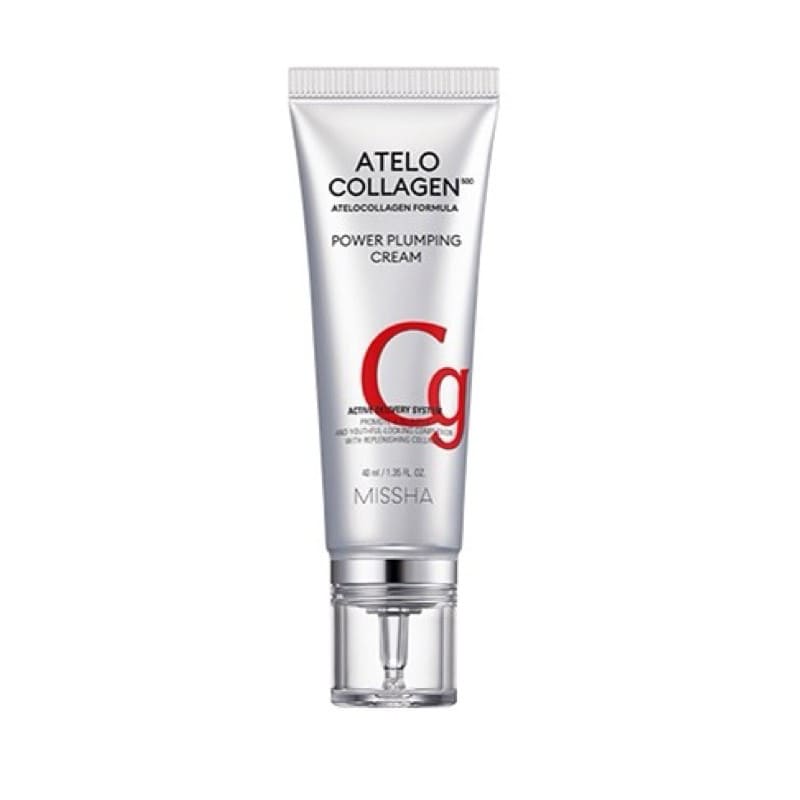 Missha Atelo Collagen 500 Power Plumping Cream ครีมคอลลาเจน เติมผิวแห้งกร้าน ผิวตกสะเก็ดให้ชุ่มชื้นเนียนกระชับ