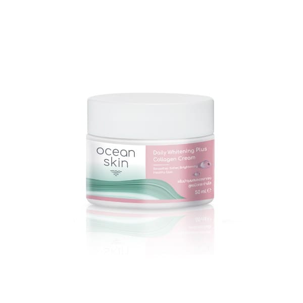 Ocean Skin Whitening Plus Collagen Cream ครีมคอลลาเจน ลดจุดด่างดำ บำรุงผิวหน้าผ่องใส