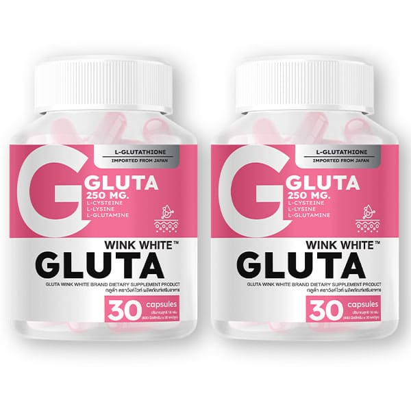 Wink White Gluta กลูต้าผิวขาวไว ปกป้องผิวให้ดูขาวผ่องใส ลดความหมองคล้ำให้ดูจางน้อยลง