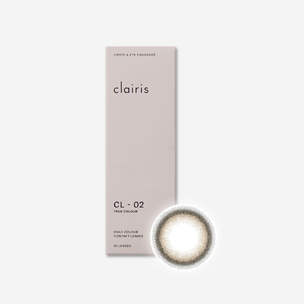 Clairis 1Day สี True Brown คอนแทคเลนส์สีน้ำตาล เปลี่ยนตาลอยให้ดูสวยคมมีมิติทุกมุมมอง