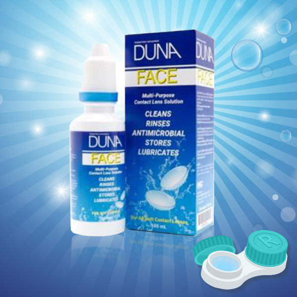 DUNA Multi-Purpose Contact Lens Solution น้ำยาล้างคอนแทคเลนส์ เปลี่ยนเลนส์ขุ่นมัวให้ใสสะอาดตลอดวัน