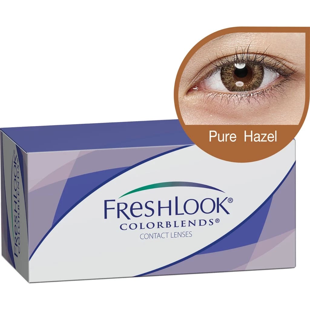FreshLook สี Pure Hazel คอนแทคเลนส์สีน้ำตาล เพิ่มมิติดวงตาให้คมชัด สีสดสวยเด่นดูได้ไม่มีเบื่อ