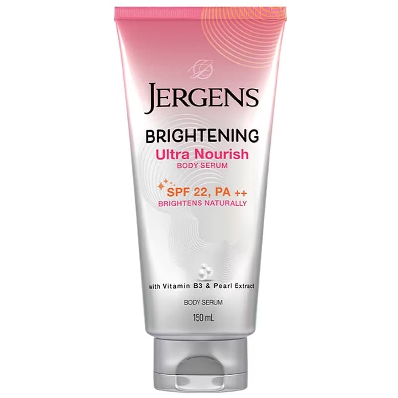 Jergens Brightening Ultra Nourish Body Serum Lotion โลชั่นผิวขาว ปรับสมดุลผิวใหม่ ตอบโจทย์ทุกสภาพผิว