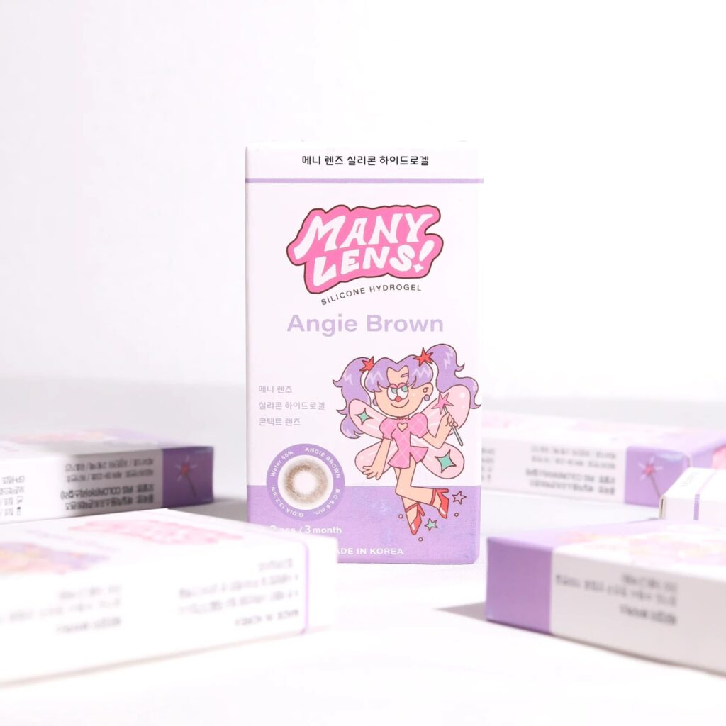 Misslens Manylens Angie Brown Color คอนแทคเลนส์สีน้ำตาล การออกแบบไร้ขอบ เสริมเสน่ห์ดวงตาให้เด่นชัด
