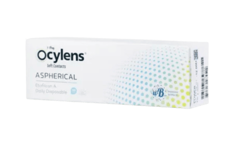Ocylens Soft Contacts Aspherical คอนแทคเลนส์รายวัน ออกแบบด้วยวัสดุประสิทธิภาพสูง
