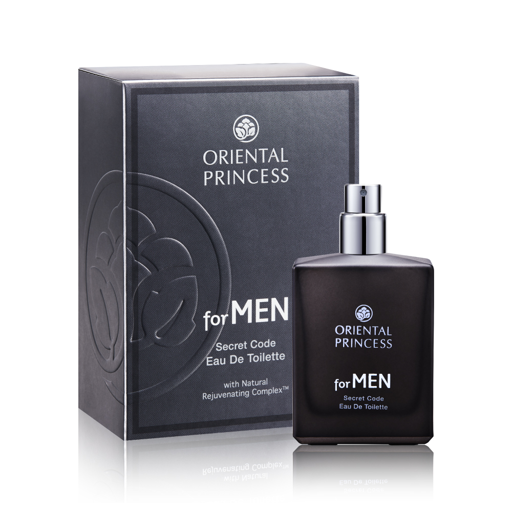 Oriental Princess for MEN Secret Code Eau de Toilette น้ำหอมผู้ชาย สัมผัสกลิ่นไม้อะโรมาสดชื่น