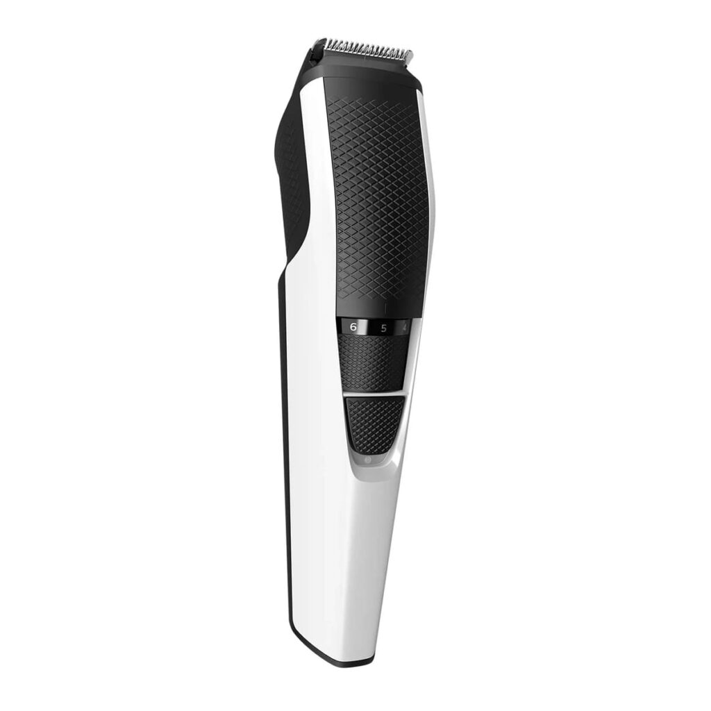 Philips Personal Beardtrimmer series 3000 รุ่น BT3206-14 เครื่องโกนหนวดไข่ไฟฟ้า ดีไซน์ดูล้ำสมัย จับง่ายถนัดมือ