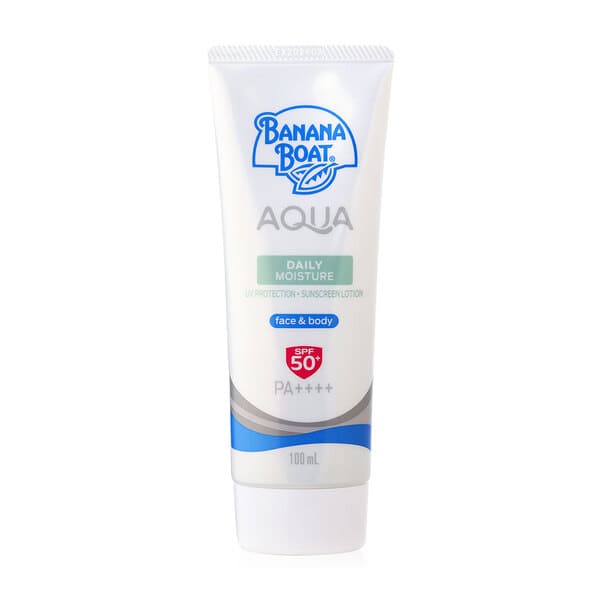 Banana Boat Simply Protect Aqua UV Protection Sunscreen SPF50+ ครีมกันแดดทาหน้า ปกป้องผิวจากแสงแดดทุกมุม