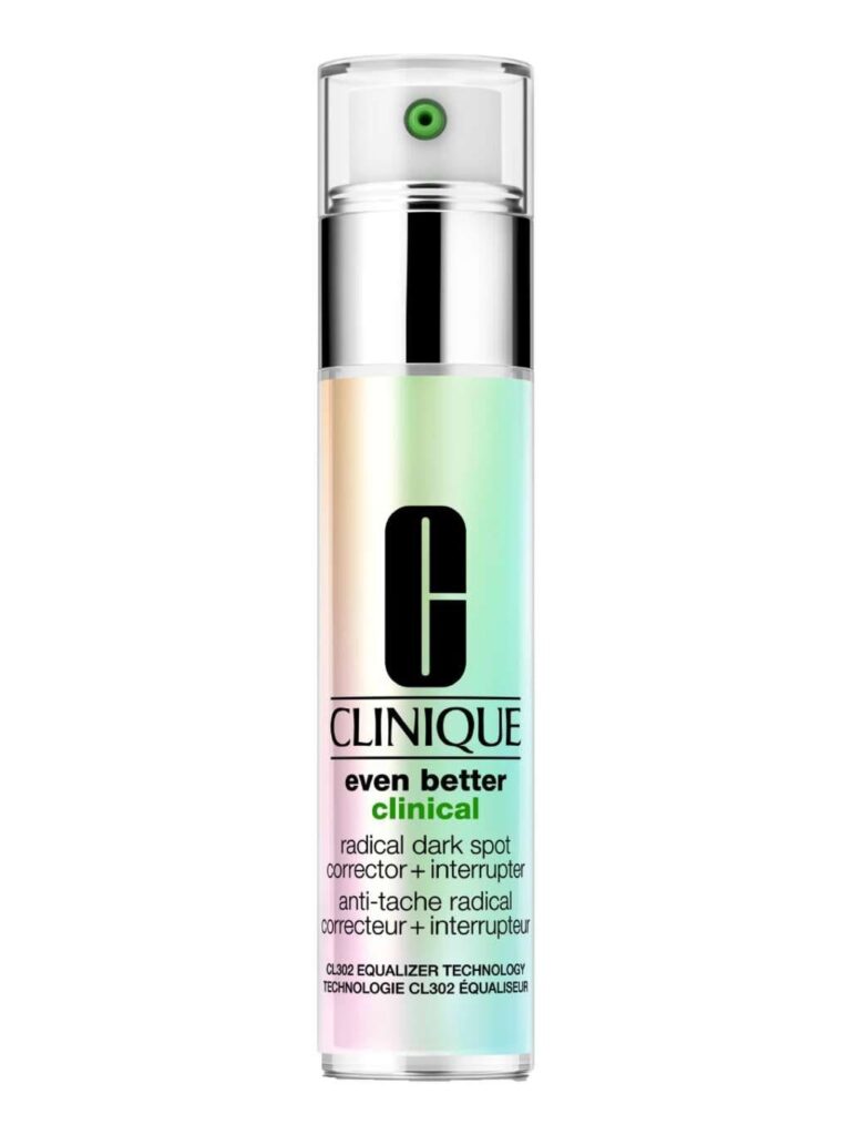 CLINIQUE Even Better Clinical Radical Dark Spot Corrector + Interrupter Serum สกินแคร์เคาน์เตอร์แบรนด์ เนื้อสัมผัสเข้มข้น ซึมซับเร็ว