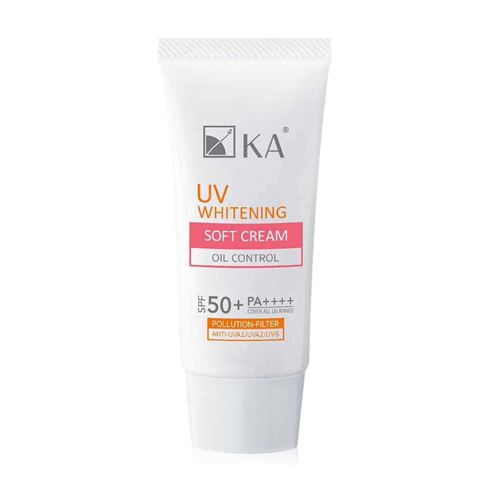 KA UV Whitening Soft Cream ครีมกันแดดทาหน้า เสริมผิวหน้าให้ดูนุ่มเนียนชุ่มชื้น